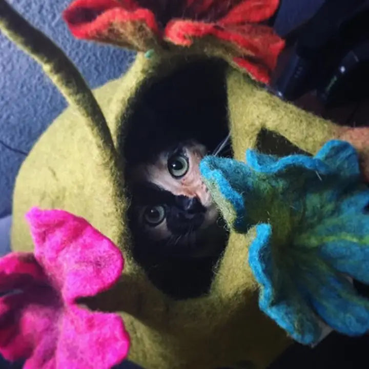 WAGNESTG  Bouquet Wool Pet Cave