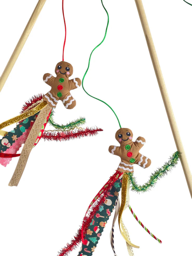 WAGNESTG  Christmas Gingerbread Cat Toy