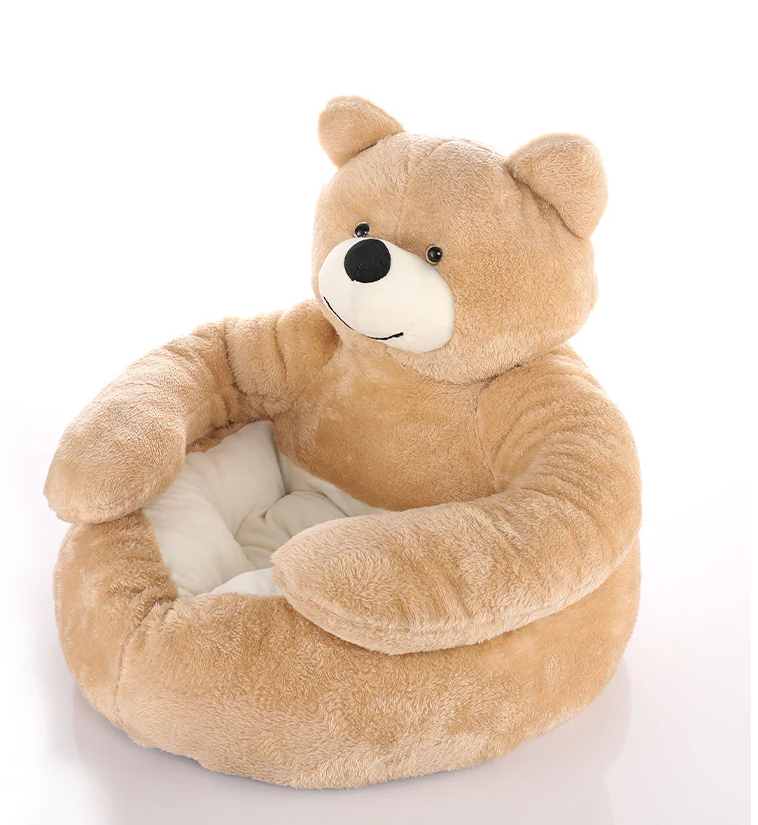WAGNESTG  Cute Detachable Cuddle Bear Cat Bed