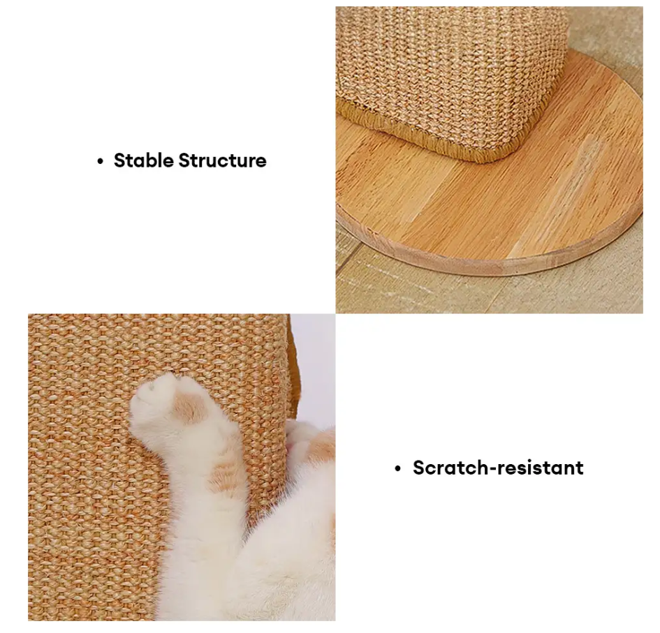WAGNESTG  Multifunctional Sofa and Wall Corners Protection Sisal Cat Scratching Board