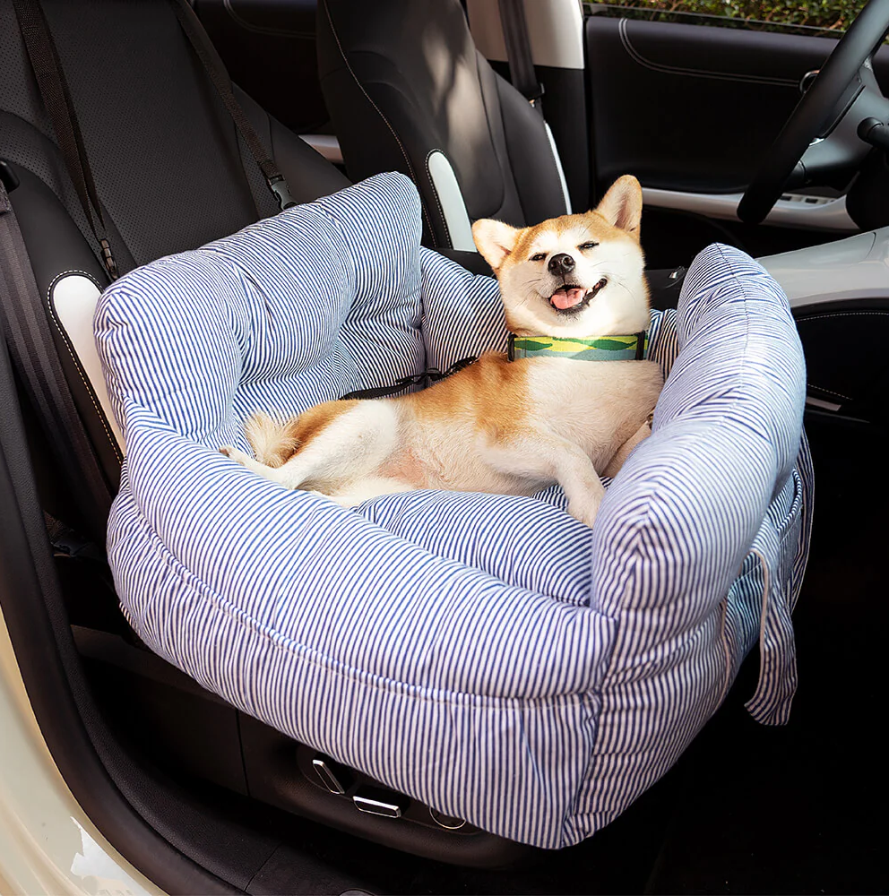 WAGNESTG  Portable Leisure Outing Pet Bolster Large Dog Car Seat Bed