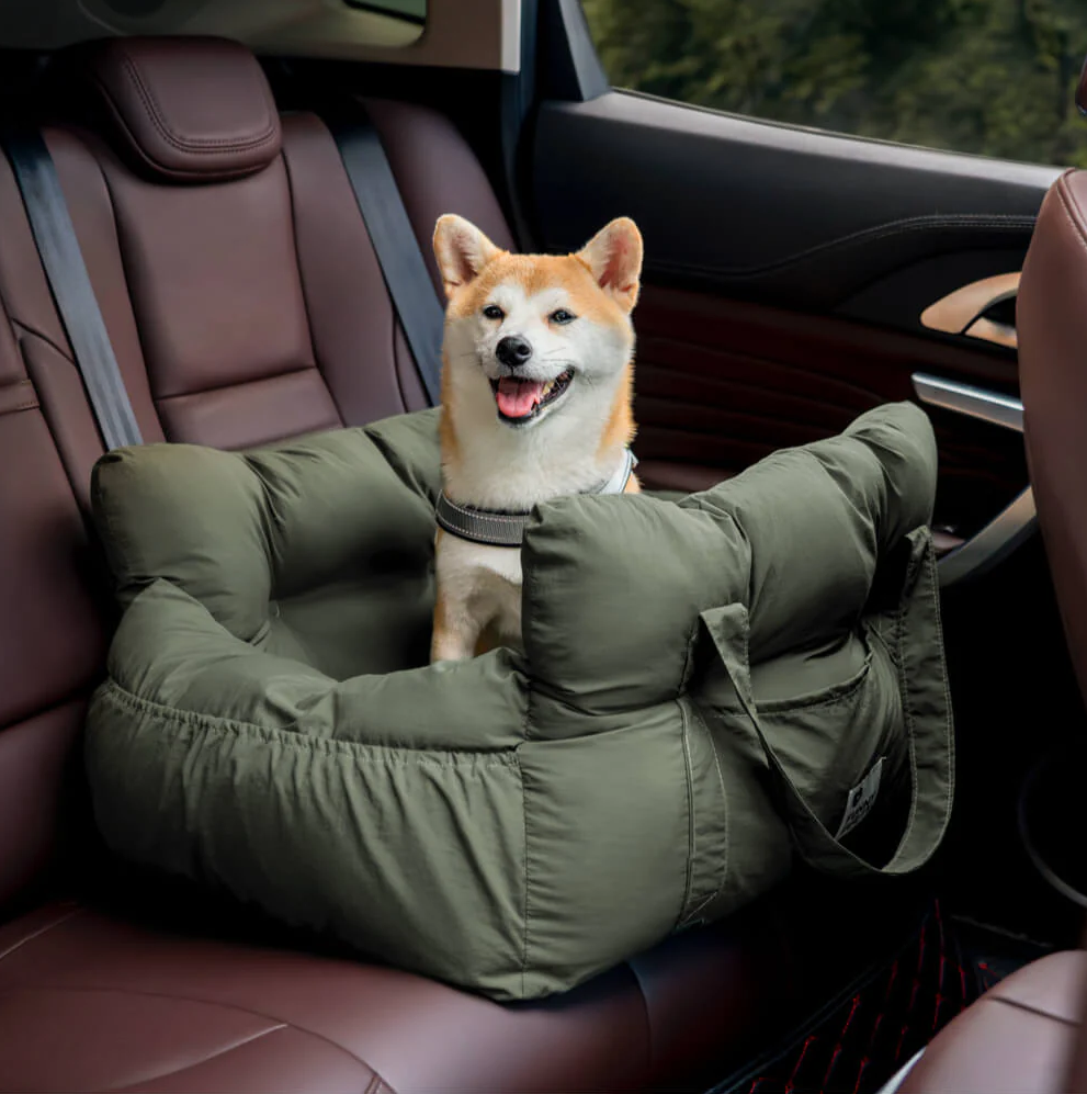 WAGNESTG  Portable Leisure Outing Pet Bolster Large Dog Car Seat Bed