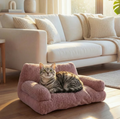 WAGNESTG  Chillin Furniture Style Sofa Cat Bed, Blush