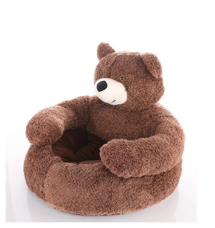 WAGNESTG  Cute Detachable Cuddle Bear Cat Bed