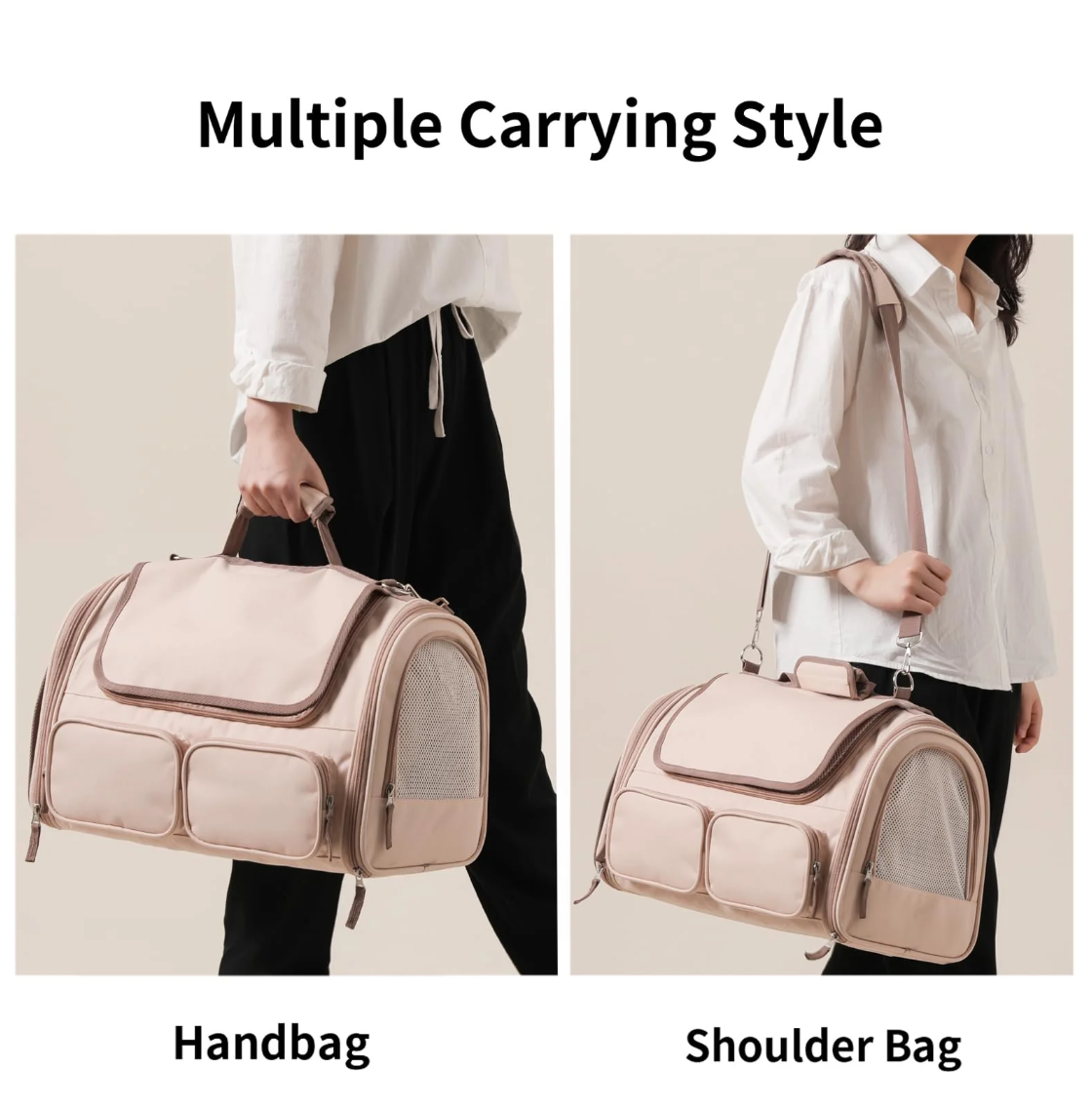 WAGNESTG  Cat Carrier - Pink