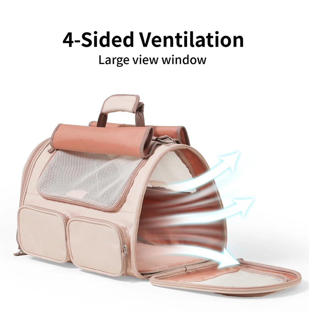 WAGNESTG  Cat Carrier - Pink