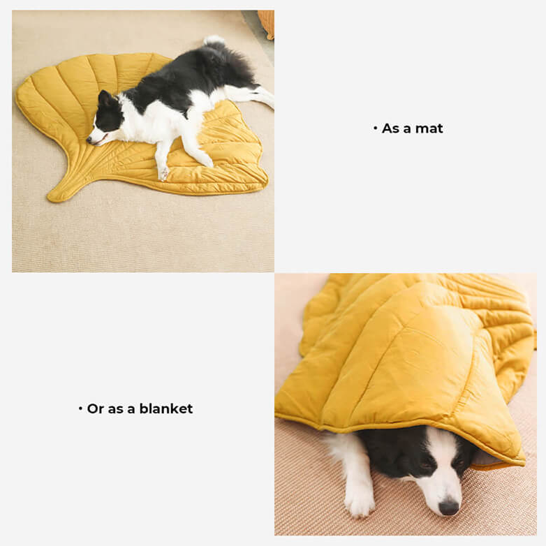 WAGNESTG  Leaf Shape Dog Blanket