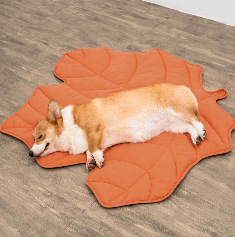 WAGNESTG  Leaf Shape Dog Blanket