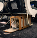 WAGNESTG  Airline Approved Portable Breathable Expandable Large-Capacity Cat Carrier Bag - Travel Nest