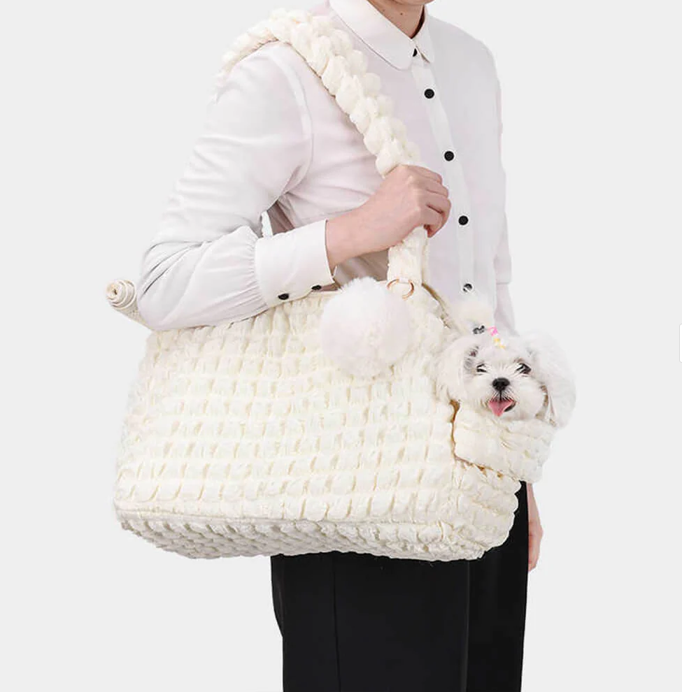 WAGNESTG  Trendy Cozy Lightweight Cat Carrier Breathable Detachable Pet Carrier Shoulder Bag