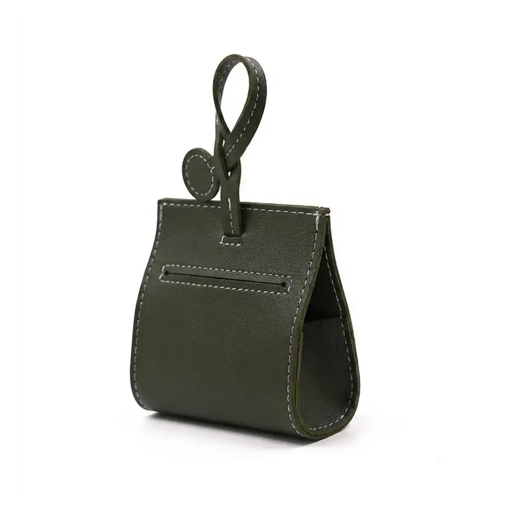 WAGNESTG  Leather Dog Poop Bag Dispenser