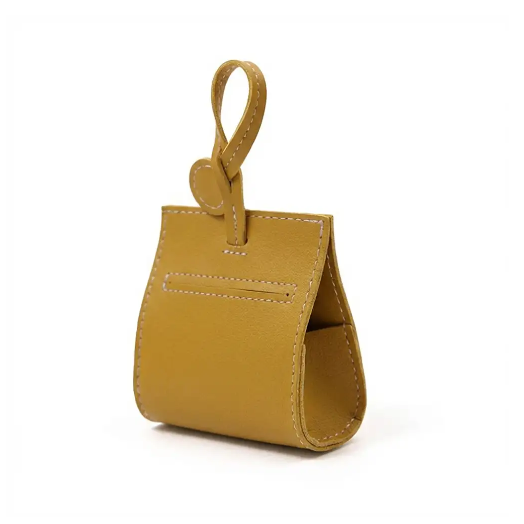WAGNESTG  Leather Dog Poop Bag Dispenser