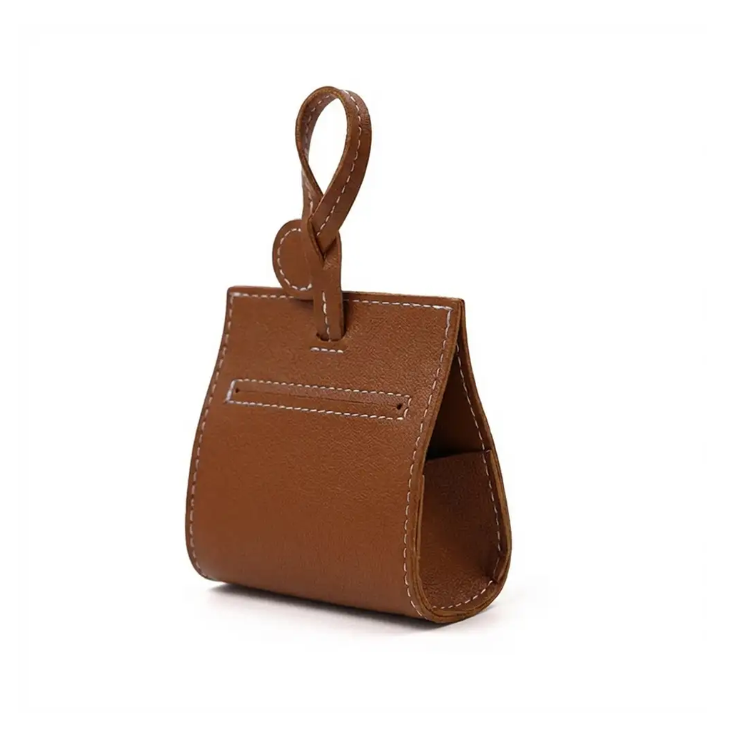 WAGNESTG  Leather Dog Poop Bag Dispenser