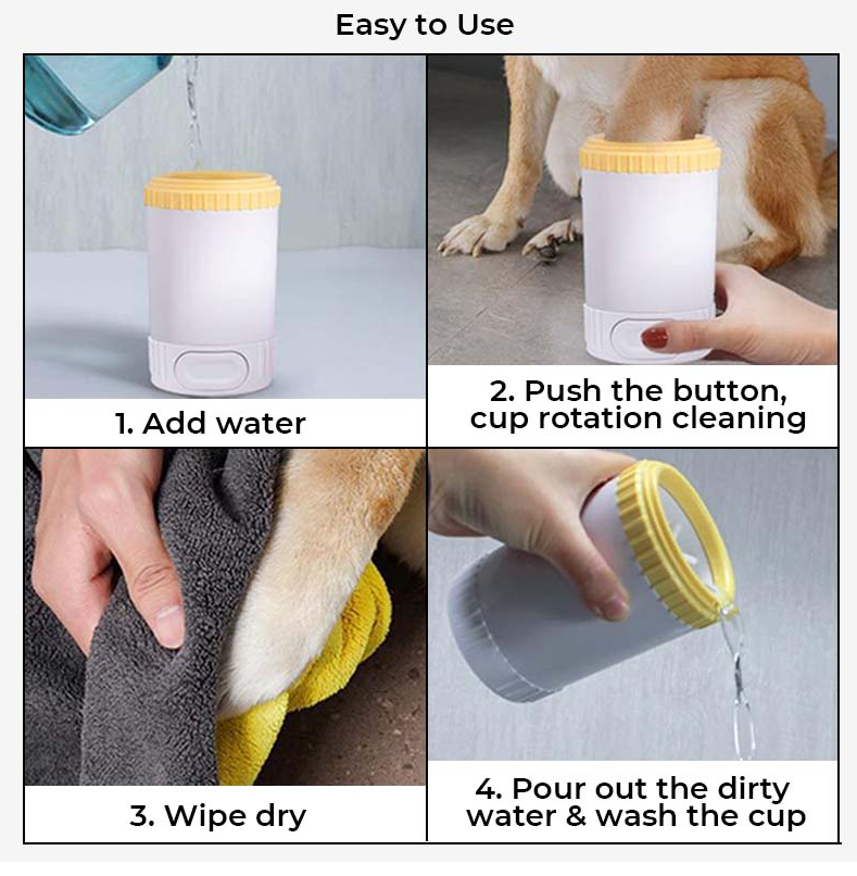 WAGNESTG  Portable Dog Paw Cleaner