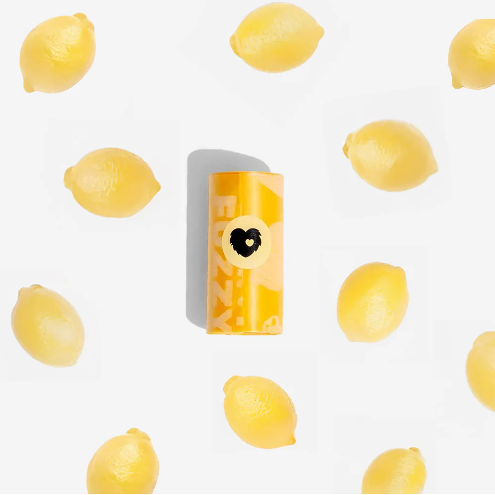 WAGNESTG  Lemon Scented Durable Recycled Poop Bags - Fresh Up