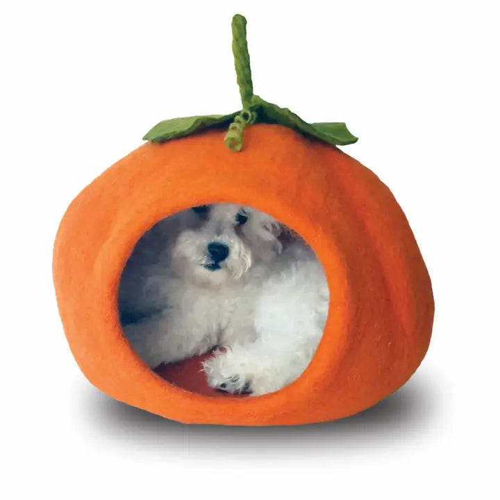 WAGNESTG  Pumpkin Cat Cave, Halloween Cat Bed